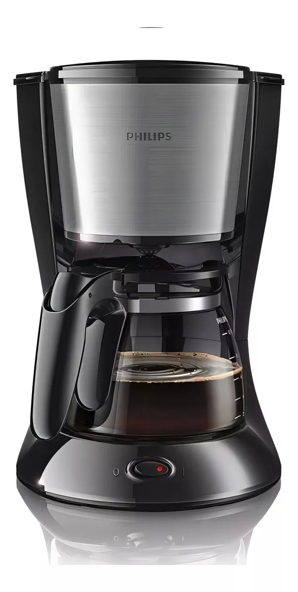 Cafetera De Filtro Philips Hd7462/20 1,2 Lts Color Black/met
