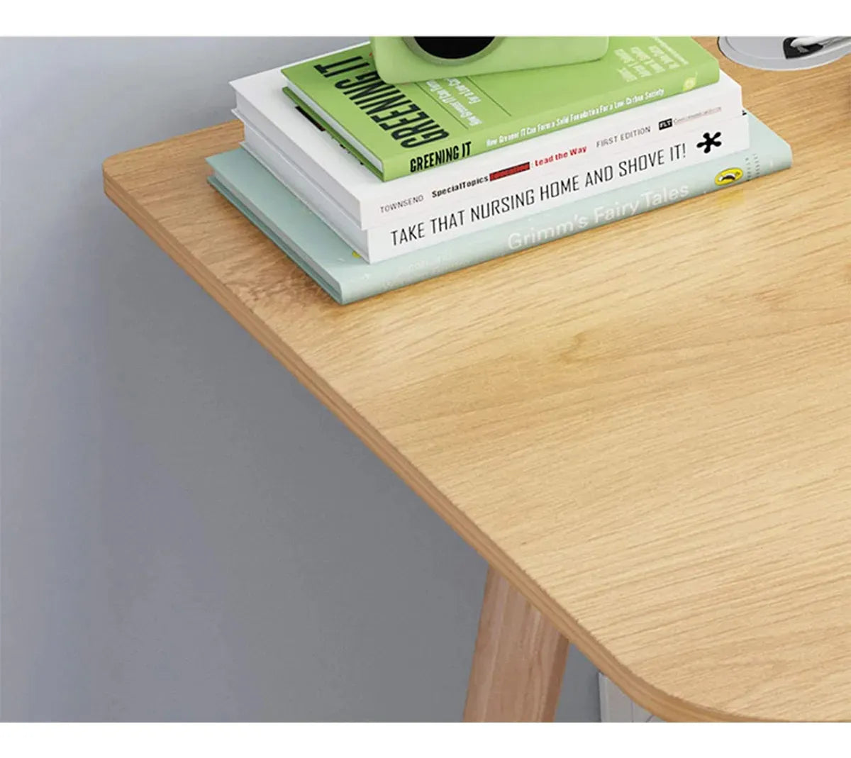 Escritorio Madera Mdf Oficina Tipo Caballetes Con Cajones