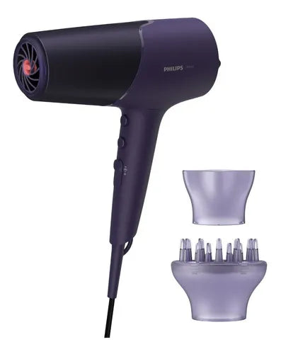Secadora De Cabello 2300w Philips Bhd51400 Color Negro