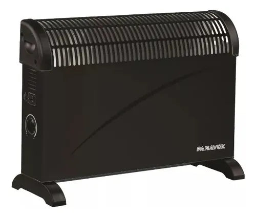 Convector Panavox Ch-09 N 750 / 1250 / 2000 W Color Negro