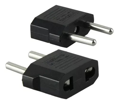 Adaptador Americana 2 Patas Chatas A Redondas Economico X5