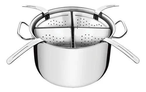 Olla Cozi-pasta Acero Inox. 4 Piezas Profesional Tramontina
