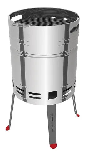 Grill A Carb¢n Asador Tcp 400 Acero Inoxidable Tramontina