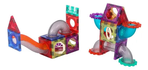 Juego De Construcción Con Imanes Para Niños 56 Piezas