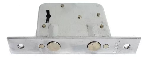 Cerrojo Gemelo Para Porton Toyaki Lh-2170 Color Plateado