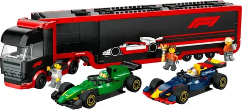 Lego City Camión De F1 Con Autos De F1 Rb20 Y Amr24
