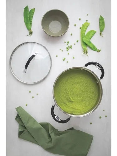 Olla Alta Solar Silicone Tramontina 30 Cm Acero 15,40 Lts