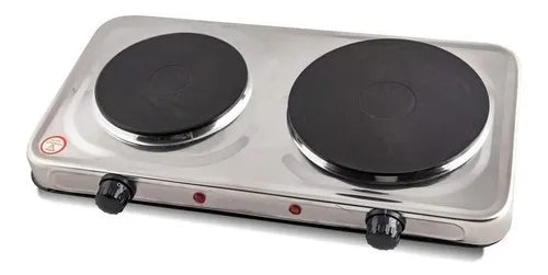 Anafe Cocina El‚ctrico De Acero Inoxidable 2 Discos Rotel