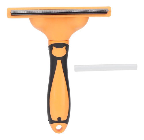 Peine Cepillo Deslanador Mascota En Acero Inoxidable Perro Gato