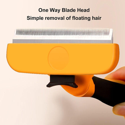 Peine Cepillo Deslanador Mascota En Acero Inoxidable Perro Gato