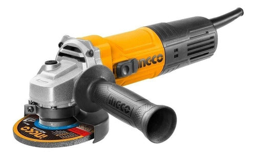 Amoladora Angular Ingco Eléctrica Ag75028 De 50 hz/60 hz Color Naranja 750 w 220 v - 240 v