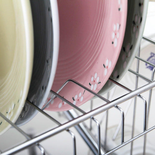 Escurridor De Platos 2 Niveles Lavaplatos Vajilla Cocina