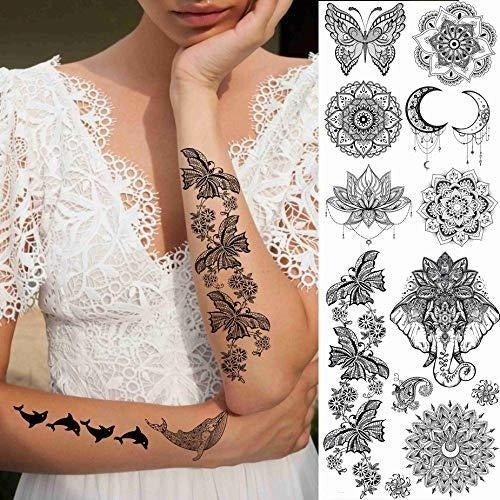 28 Tatuajes Temporales Impermeables Tgouy