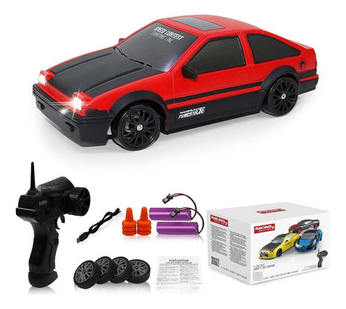 Auto Control Remoto Rc Drift Pista 4x4 Potente Adultos Niños