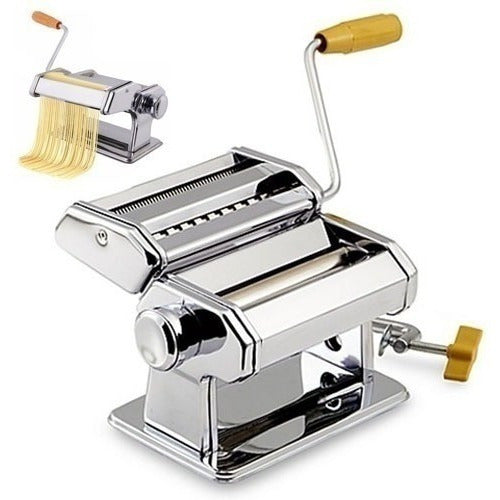 Maquina Fabrica Pastas Acero Inoxidable Amasa Fideos Lasagna