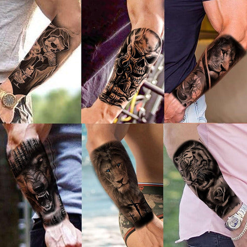 50 Tatuajes Temporales Impermeables Tgouy