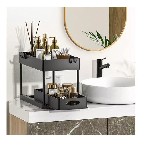 Organizador Deslizante Almacenamiento Orden Cocina Baño
