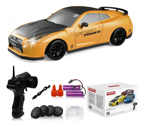 Auto Control Remoto Rc Drift Pista 4x4 Potente Adultos Niños