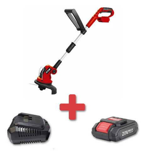 Bordeadora Inalambrica Brushless + Cargador 20v + Bateria