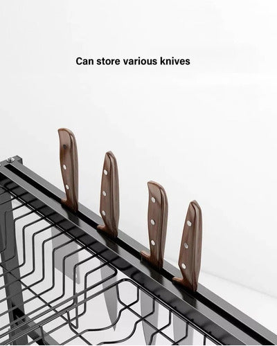 Escurridor De Platos Vasos Acero Inoxidable Premium 85cm