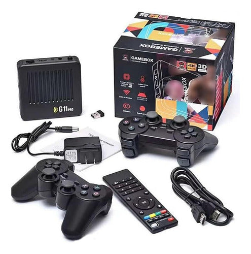 Tv Box Android Tv + 35 Mil Juegos Retro 4k 64gb 2gb Sd64