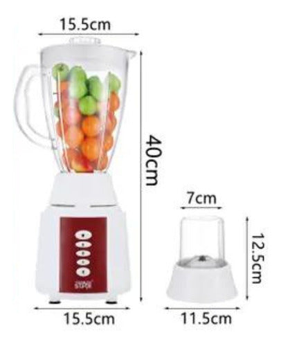 Licuadora 2 En 1, 1.5l 300w