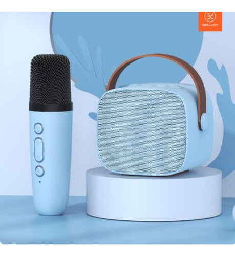 Parlante C/microfono Karaoke Bluetooth Niños Luces