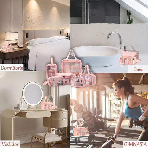 Pack X6 Bolso De Viaje Cosmetiquero Nececer Premium