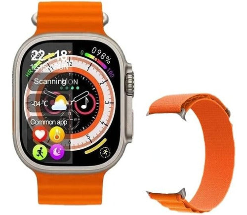 Smartwatch HK8 Pro Max AMOLED 2.12” con Llamadas, GPS y ChatGPT