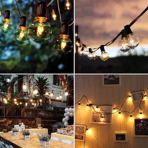 Guirnalda Guía De Luces Decorativas Para Exterior E Interior