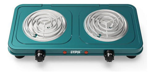 Anafe Electrico Doble 1000w Cocina Camping Portatil