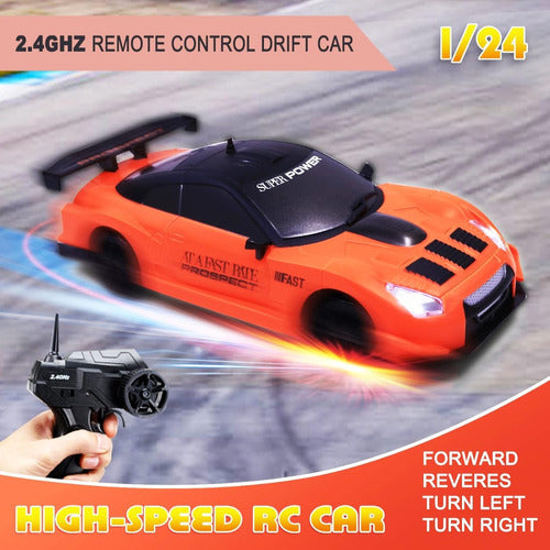 Auto Control Remoto Rc Drift Pista 4x4 Potente Adultos Niños
