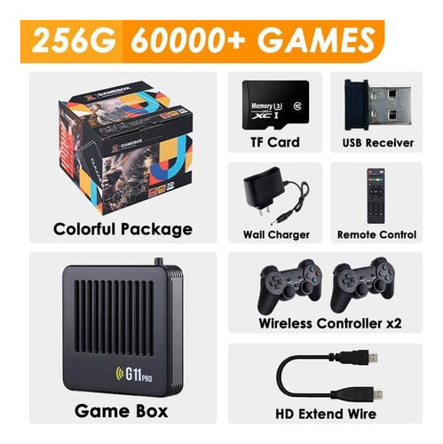 Tv Box Android Tv + 35 Mil Juegos Retro 4k 64gb 2gb Sd64