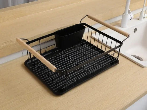 Escurridor De Vajilla Con Agarre Y Bandeja