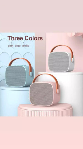 Parlante C/microfono Karaoke Bluetooth Niños Luces
