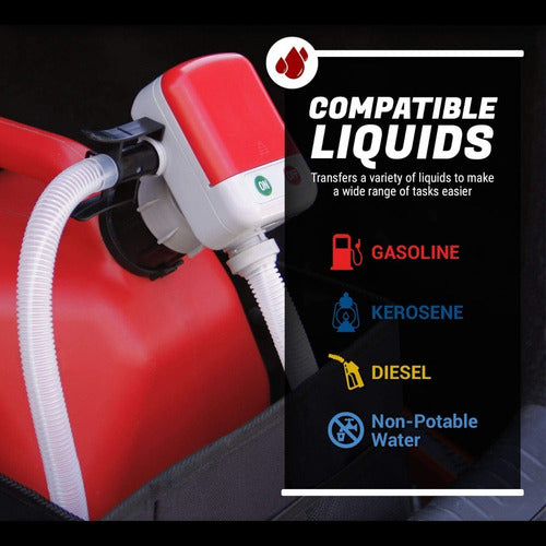 Bomba Combutible Nafta Diesel A Pila Bidon Automatica Tgouy