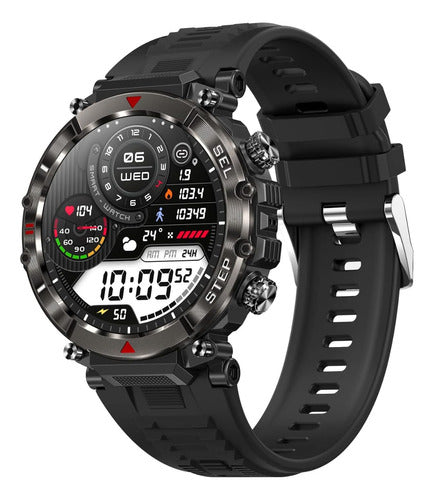 Smartwatch Militar Resistente 5 ATM | Reloj Inteligente Táctico para iPhone y Android