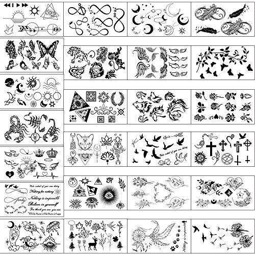 60 Tatuajes Temporales Impermeables Tgouy