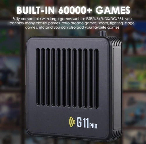 Tv Box Android Tv + 35 Mil Juegos Retro 4k 64gb 2gb Sd64