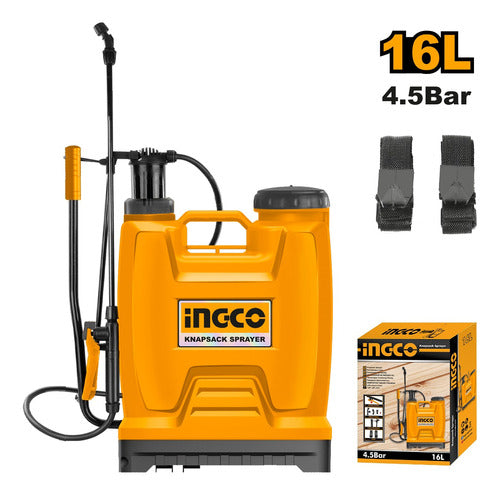 Fumigador Pulverizador Mochila 16lt Ingco