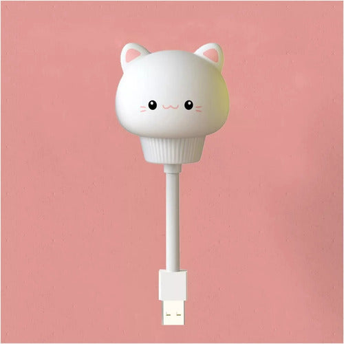 Veladora Usb Luz De Noche Dormitorio Dormir Bebe/niño