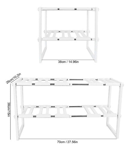 Organizador Estante Cocina Bajo Mesada Extensible