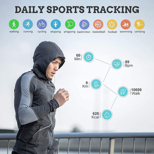 Smartwatch LIGE para Hombre | Reloj Inteligente con Llamadas Bluetooth y Monitoreo de Salud