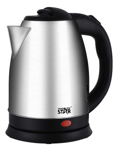 Jarra Electrica Acero 1.8l Winning Star St-6011 Color Plateado