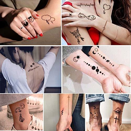 60 Tatuajes Temporales Impermeables Tgouy
