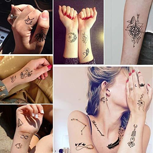 60 Tatuajes Temporales Impermeables Tgouy
