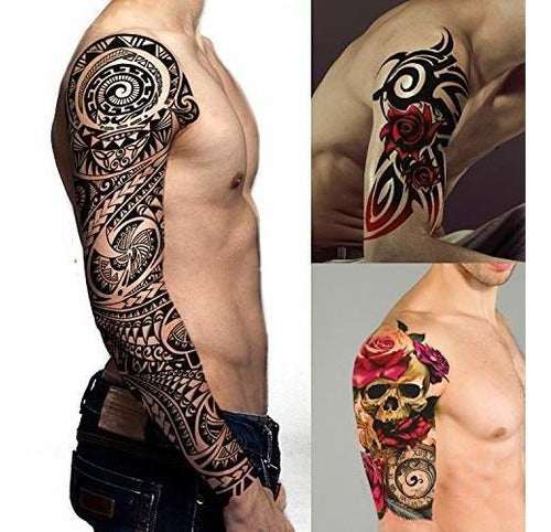 8 Tatuajes Temporales Extra Grandes Tgouy