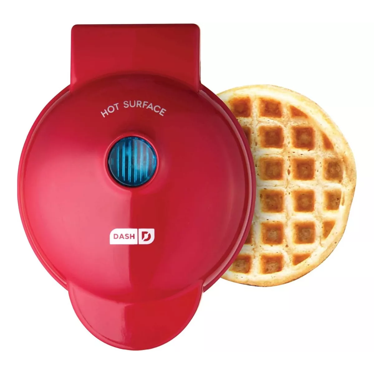 Mini Wafflera Eléctrica Antiadherente Portatil Redonda