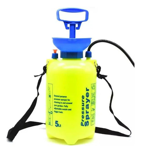 Fumigador 5lts Plastico Pico Metalico Lh-1663 Amarillo
