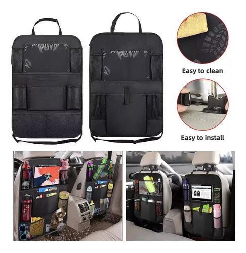 Organizador Para Auto Respaldo Asiento Niño Colgante Tablet